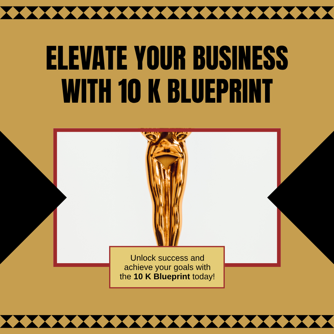 Instagram Post - Elevate Your Business with 10 K Blueprint